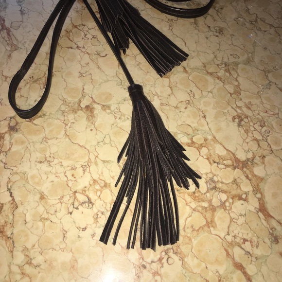 Leather belt